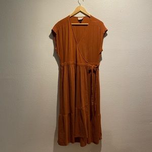 Universal Thread gauze wrap dress size L